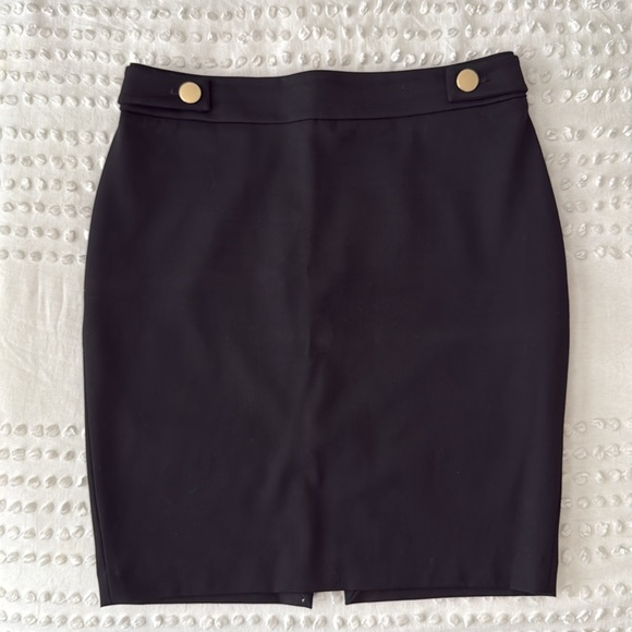 Express Dresses & Skirts - Express women’s dress skirt. Black with gold button detail. Size 12